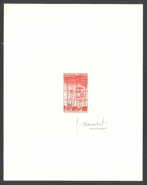 France_1964_Yvert_1407-Scott_B377_red_a