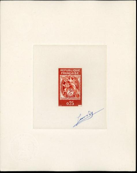 France_1964_Yvert_1414-Scott_1084_red-brown