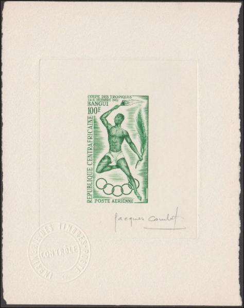Central_Africa_1963_Yvert_PA9-Scott_C9_green_a