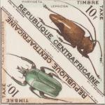 Central_Africa_1962_Yvert_Taxe_9-10-Scott_J9-10_hand_multicolor_aa_detail