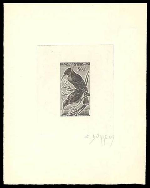 Chad_1963_Yvert_PA6-Scott_C6_black_d