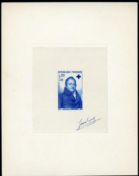 France_1964_Yvert_1433-Scott_B385_blue_a