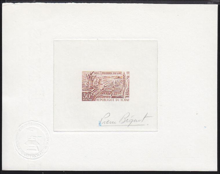Chad_1967_Yvert_145-Scott_147_brown_c
