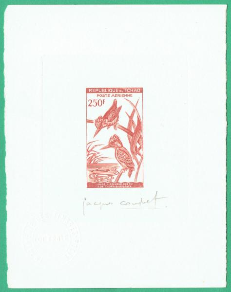 Chad_1961_Yvert_PA5-Scott_C5_red