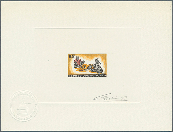 Chad_1964_Yvert_97-Scott_99_multicolor_e