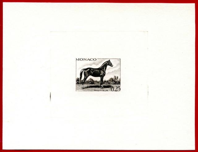 Monaco_1970_Yvert_835a-Scott_785_unadopted_25c_cheval_trotteur_etat_black_c_AP