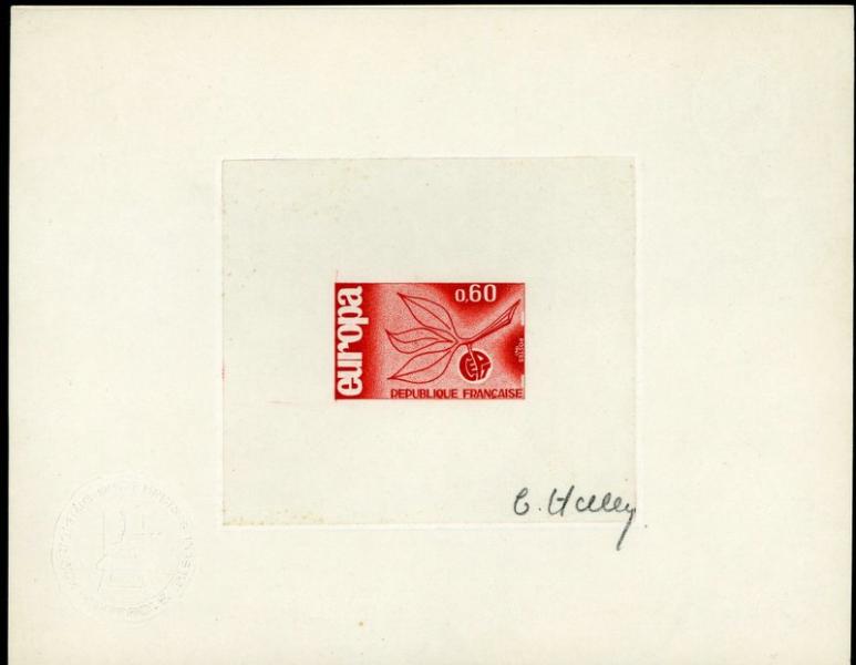France_1965_Yvert_1456-Scott_1132_red