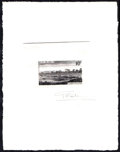 Gabon_1976_Yvert_353-Scott_360_etat_black_e