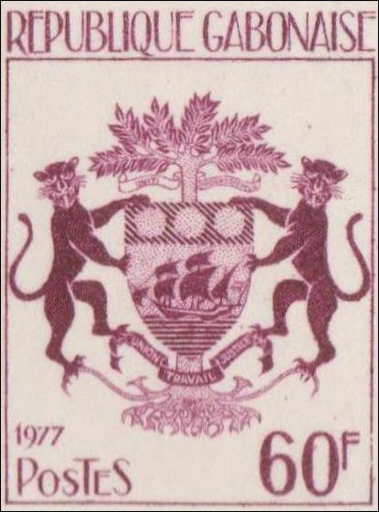Gabon_1977_Yvert_381-Scott_382_lilac_detail