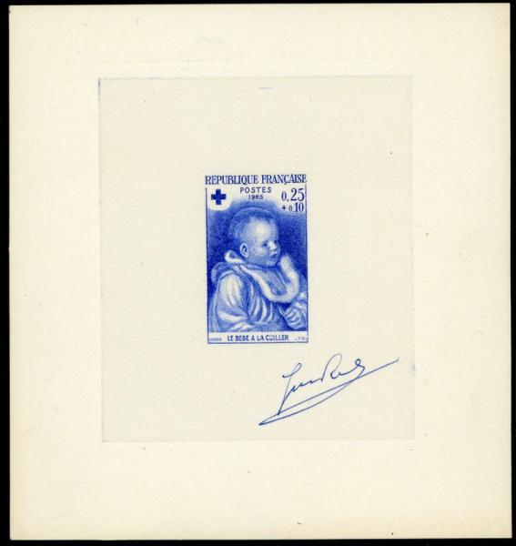 France_1965_Yvert_1466-Scott_B392_etat_blue