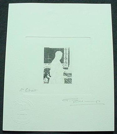 Monaco_1969_Yvert_PA94b-Scott_C76_unissued_in_TD_Napoleon_horizontal_die_with_frame_negative_1er_etat_black_cb_AP