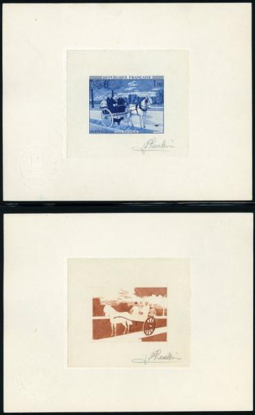France_1967_Yvert_1517-Scott_1172_positive_blue_+_negative_brown