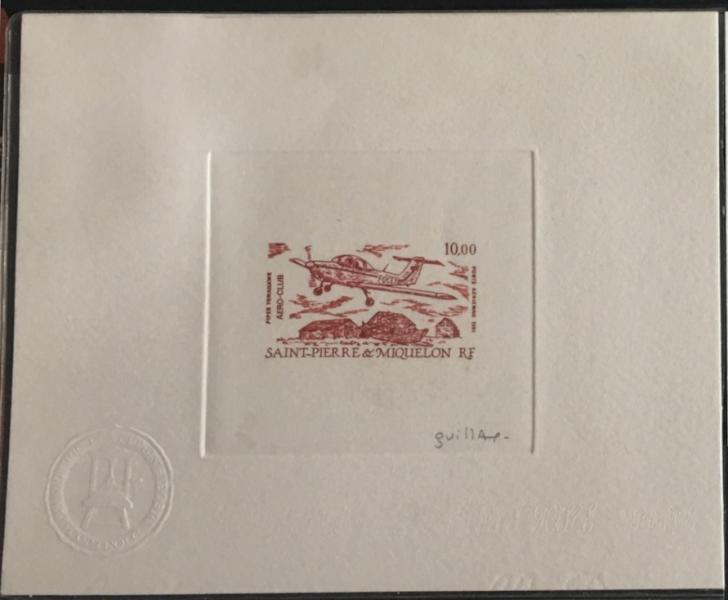 St_Pierre_1991_Yvert_PA70-Scott_C67_red-brown