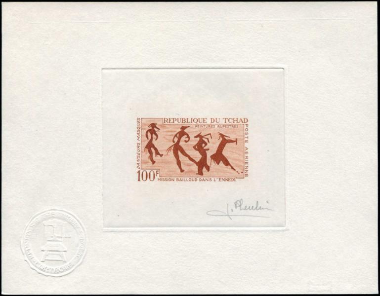 Chad_1967_Yvert_PA42-Scott_C38_brown_a
