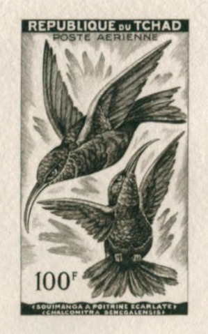 Chad_1961_Yvert_PA3-Scott_C3_black_b_detail