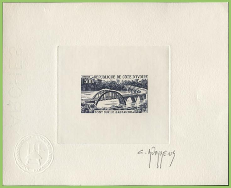 Ivory_Coast_1974_Yvert_PA63-Scott_C58_grey_b