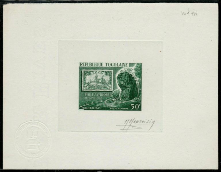 Togo_1969_Yvert_PA104-Scott_C104_dark-green_c