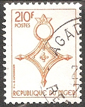 Niger_1994_Yvert_841B-Scott_210f_Agades_Cross_IS