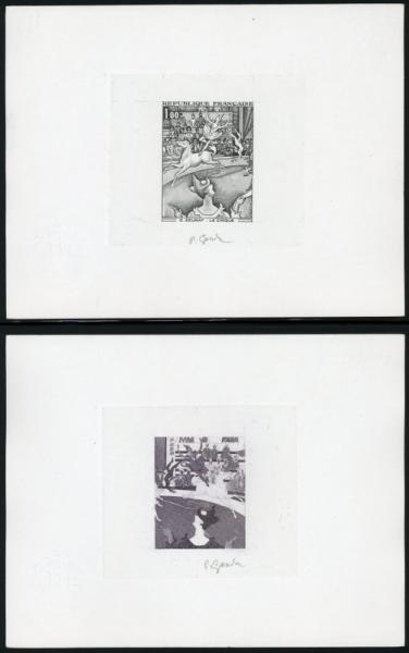 France_1969_Yvert_1588A-Scott_1239_positive_+_negative_black