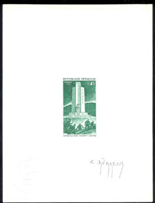 France_1969_Yvert_1604-Scott_1251_green_b