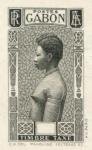 Gabon_1932_Yvert_Taxe_23a-Scott_unissued_ruled_ground_native_woman_2eme_etat_black_b_AP_detail