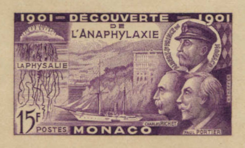 Monaco_1953_Yvert_396-Scott_305_violet_1513_Lx_aa_detail_a