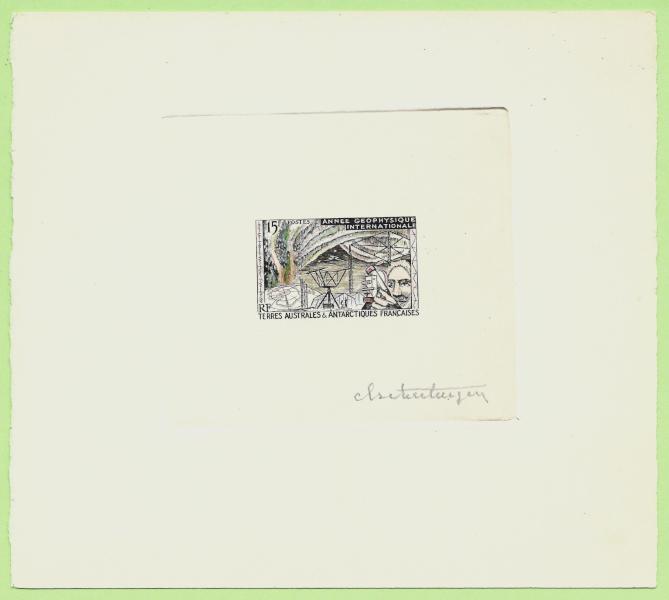 FSAT_1957_Yvert_10-Scott_10_hand_multicolor_e