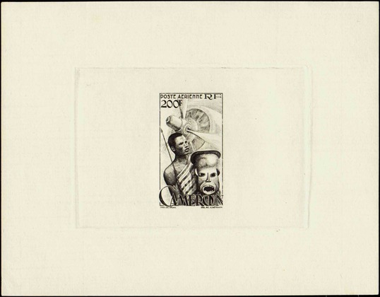 Cameroun_1947_Yvert_PA40-Scott_C28_black_c