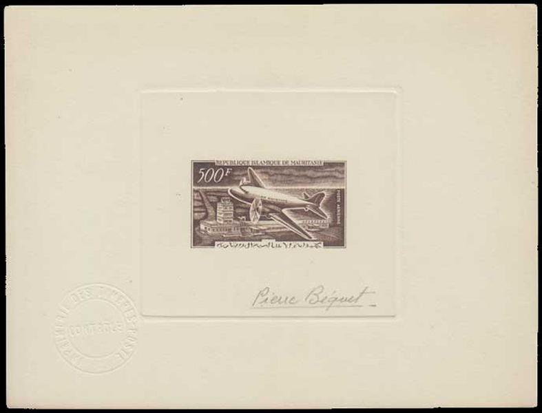 Mauritania_1963_Yvert_PA23-Scott_C19_brown