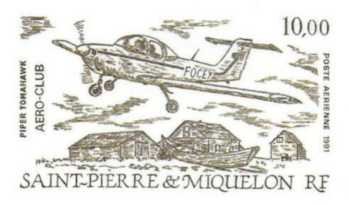 St_Pierre_1991_Yvert_PA70-Scott_C67_sepia_detail
