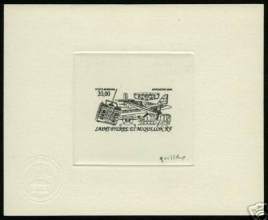 St_Pierre_1992_Yvert_PA71-Scott_C68_black_a