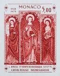 Monaco_1972_Yvert_BF7-Scott_864_Dolceacqua_Red_Cross_red_b_ESS_detail