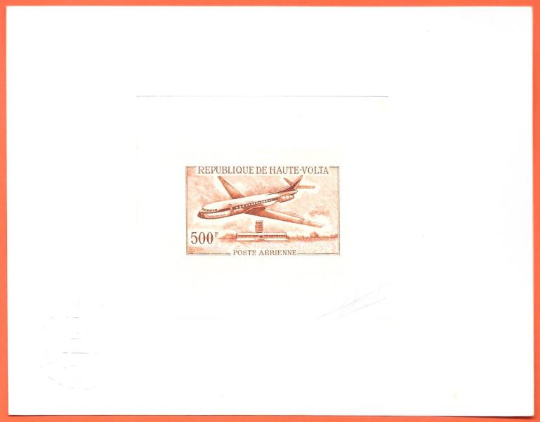 Upper_Volta_1968_Yvert_PA47-Scott_C51_brown_hb