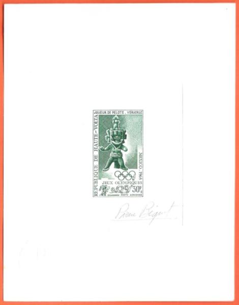 Upper_Volta_1968_Yvert_PA55-Scott_C55_dark-green_d