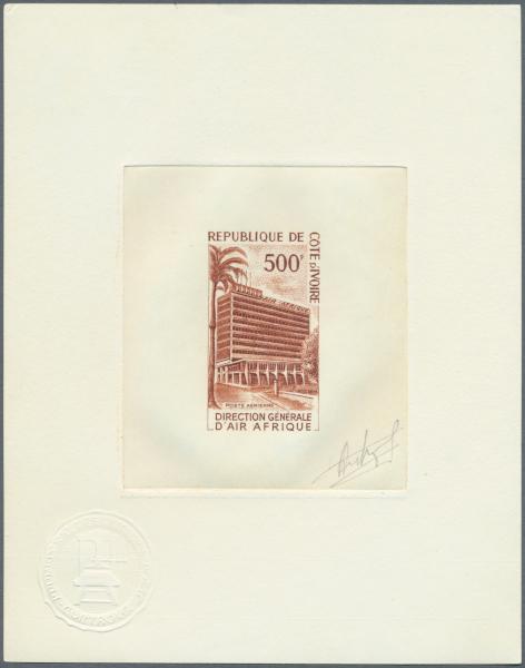 Ivory_Coast_1967_Yvert_PA37-Scott_C33_brown_c