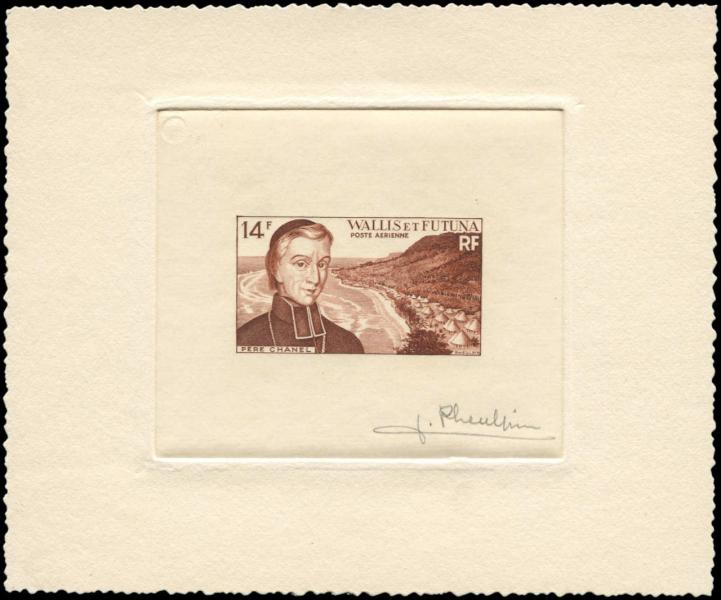 Wallis_1955_Yvert_PA15-Scott_C12_brown