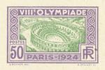 France_1924_Yvert_186a-Scott_201_unadopted_Jeux_Olympiques_Paris_50c_violet_503_+_green_314_typo_CP_detail
