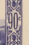 Algeria_1936_Yvert_115a-Scott_95_unadopted_Arc_de_thriomphe_Lambese_blue_AP_detail