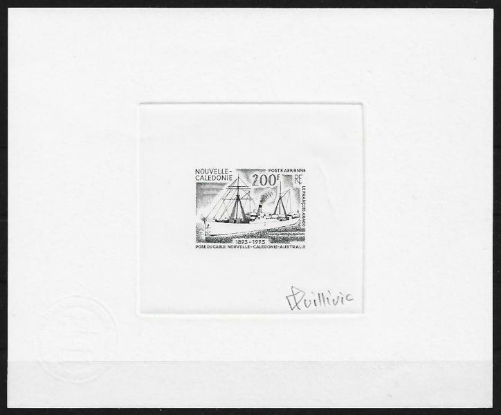 N_Caledonia_1993_Yvert_PA306-Scott_C253_black_a