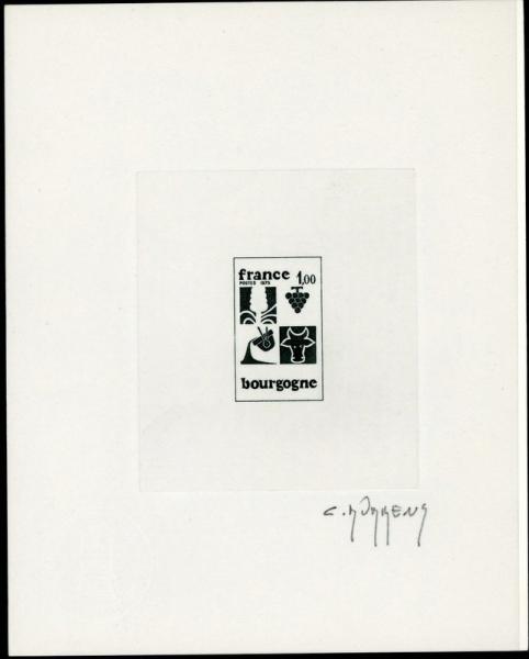 France_1975_Yvert_1848-Scott_1441_positive_black_a
