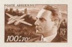 France_1948_Yvert_PA22-Scott_CB2_brown_ba_detail