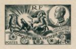 France_1944_Yvert_617b-Scott_B184_unadopted_4f_+_6f_Louis_de_Broglie_RF_black_ea_AP_detail