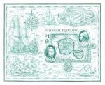 Polinesia_1986_Yvert_BF12-Scott_C219_green_detail