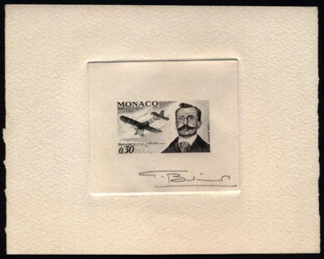 Monaco_1972_Yvert_910a-Scott_852_unadopted_Louis_Bleriot_etat_black_d_AP