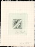 Dahomey_1967_Yvert_Taxe_45-46-Scott_J42-43_etat_black