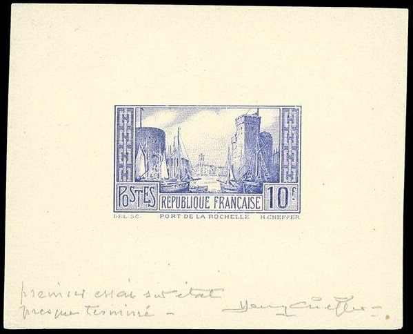 France_1929_Yvert_261-Scott_251_1er_etat_blue-violet