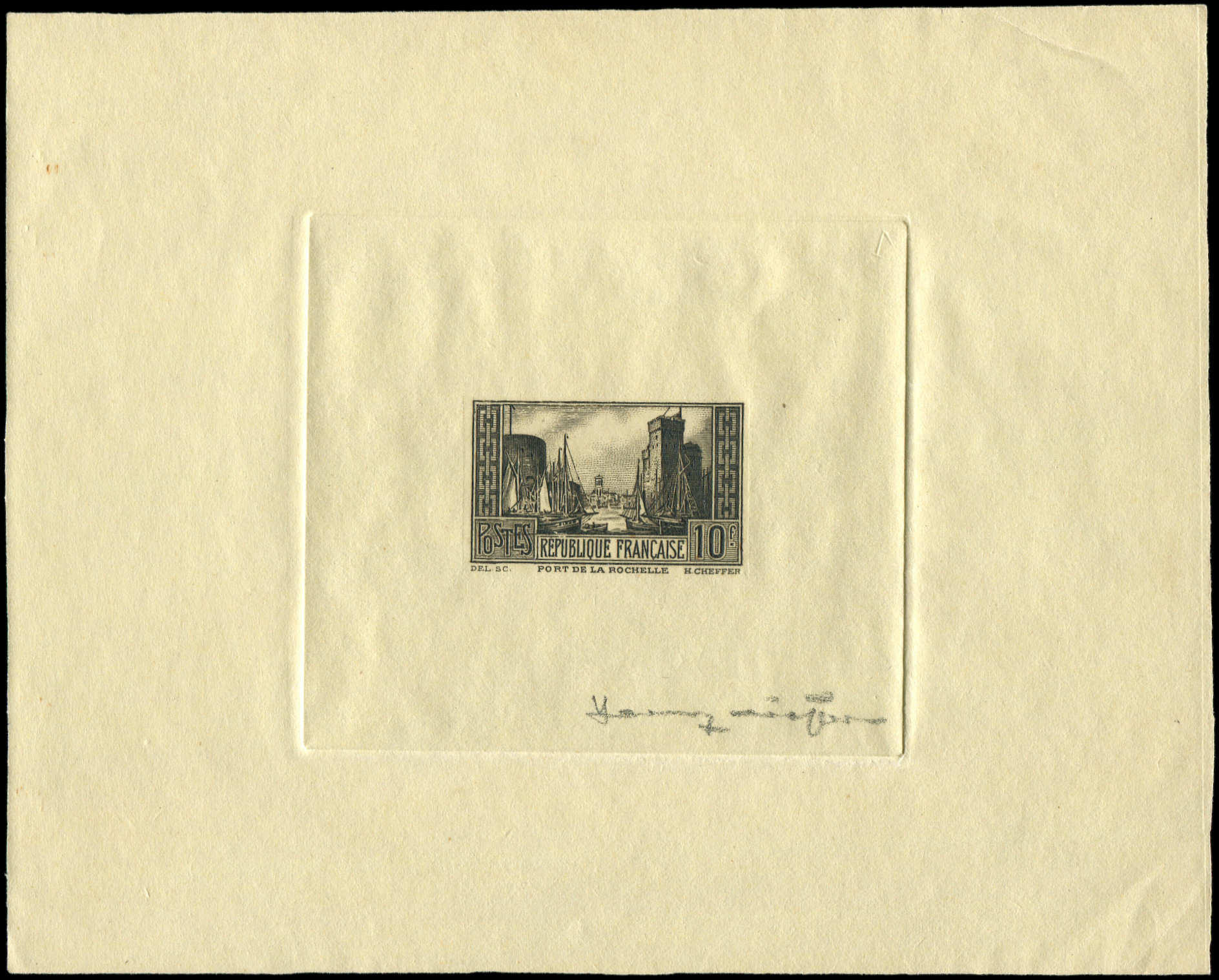 France_1929_Yvert_261-Scott_251_dark-blue_d