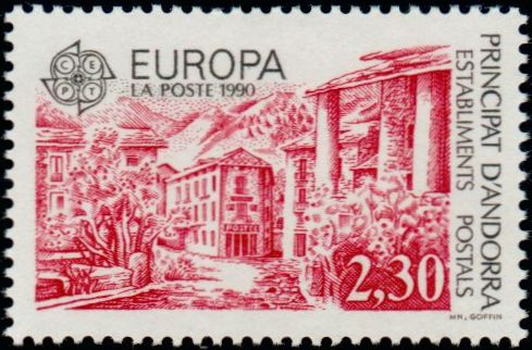 Andorra_1990_Yvert_388-Scott_391
