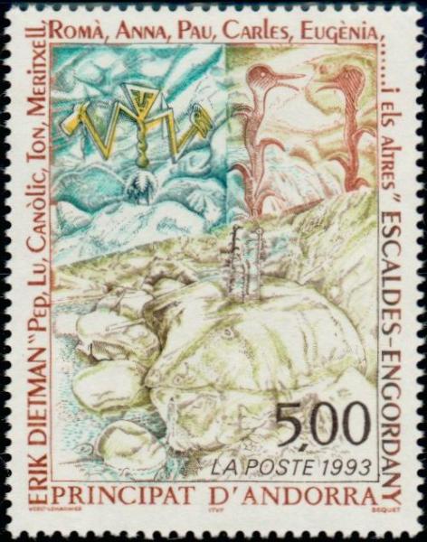 Andorra_1993_Yvert_440-Scott_432