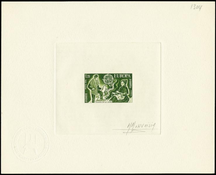 Andorra_1976_Yvert_254-Scott_247_dark-olive-green_a